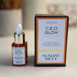 Sunday Riley CEO Glow Vitamin C + Turmeric Face Oil - 0.5 fl oz - NEW IN BOX
